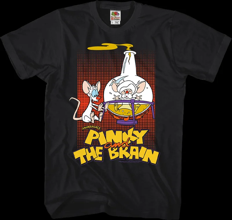 Pinky And The Brain Lab Flask Animaniacs T-Shirt