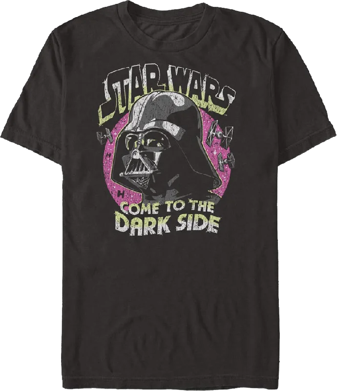 Vintage Darth Vader Come To The Dark Side Star Wars T-Shirt