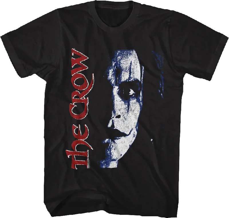 Distressed Face Paint The Crow T-Shirt