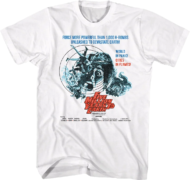 Five Million Years To Earth Hammer Films T-Shirt