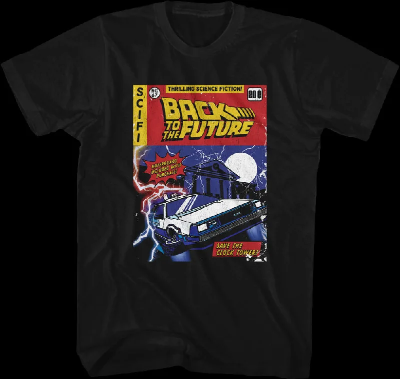 Comic Book Cover Back To The Future T-Shirt