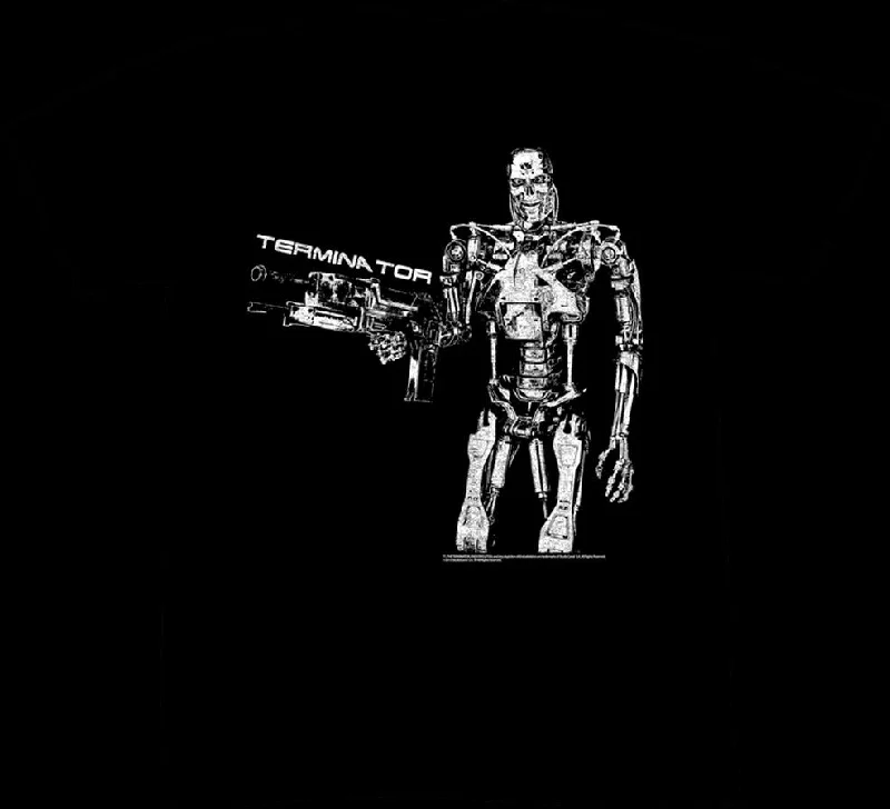 Metallic Skeleton Terminator T-Shirt