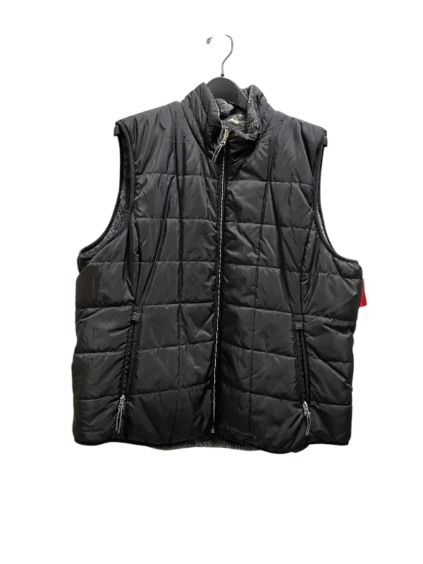 Vest Puffer & Quilted By Clothes Mentor In Black, Size: 2x