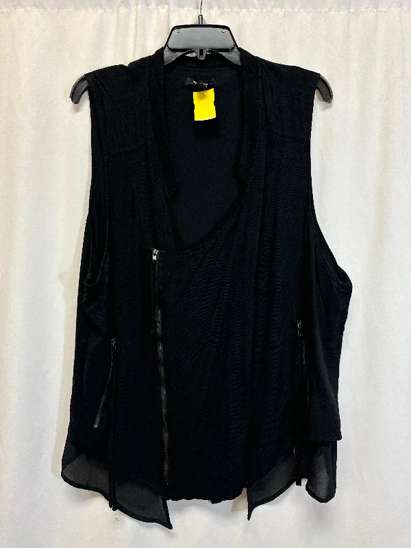 Vest Other By Torrid In Black, Size: 3x