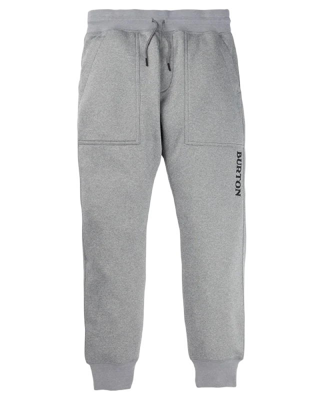 Burton Men's Oak Fleece Pants - Gray Heather