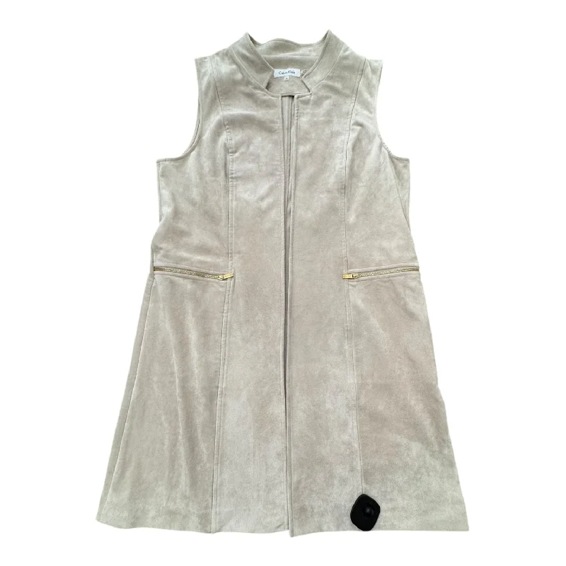 Vest Other By Calvin Klein In Cream, Size: L