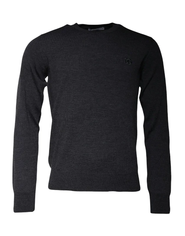 Dolce & Gabbana DG Logo Crew Neck Pullover Men's Sweater