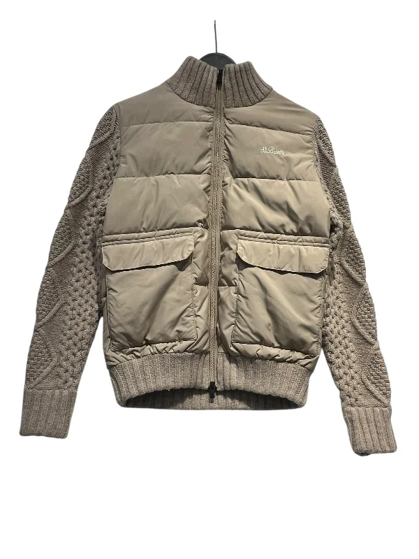 SAINT BARTH/Jacket/S/Wool/CRM/CABLEKNIT PUFFER WHISTLER Q