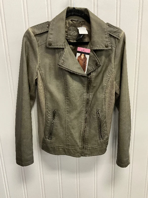 Jacket Moto By Sebby In Green, Size: S