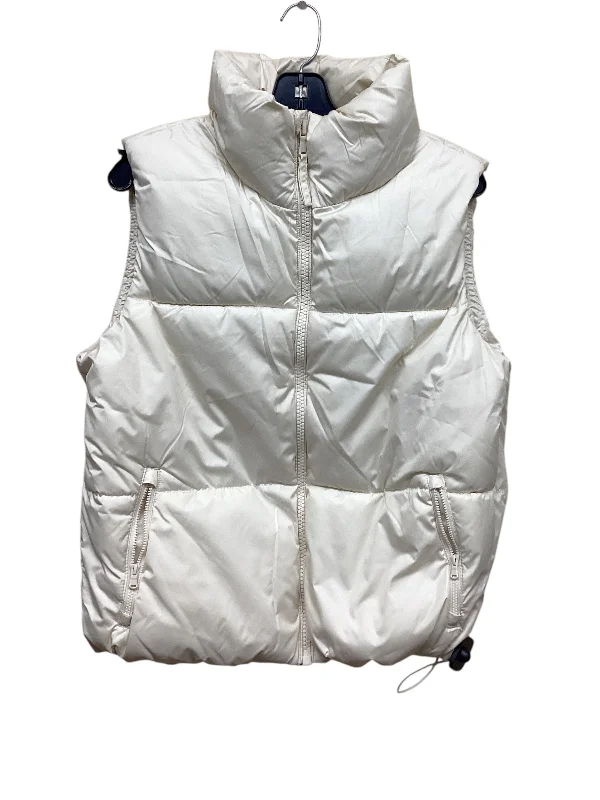 Vest Puffer & Quilted By Old Navy In White, Size: S