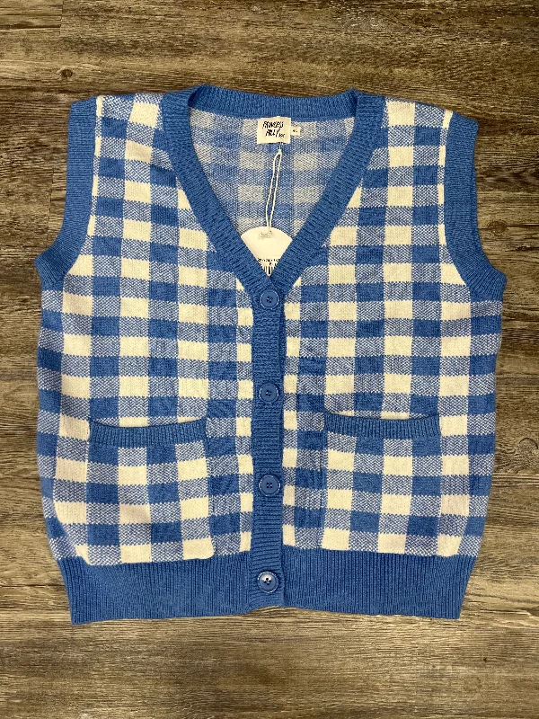 Vest Other By Clothes Mentor In Plaid, Size: M