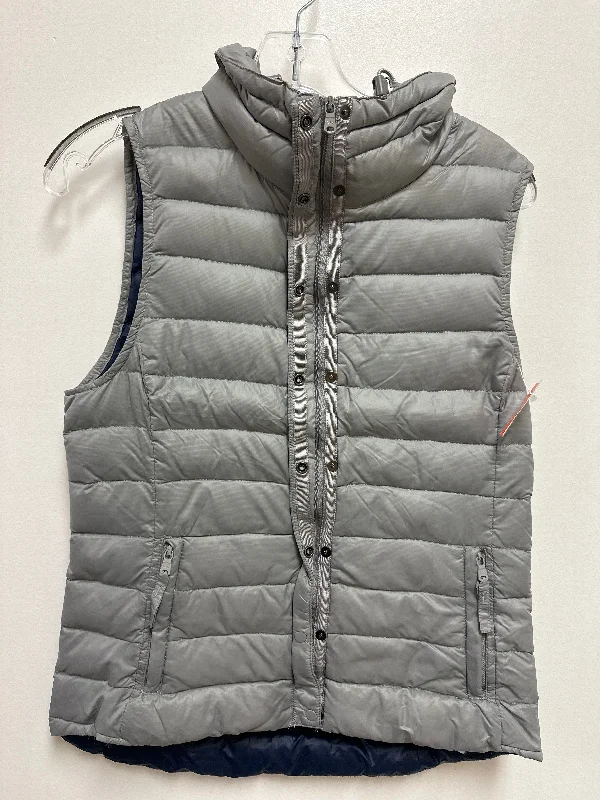 Vest Puffer & Quilted By Gap In Grey, Size: S