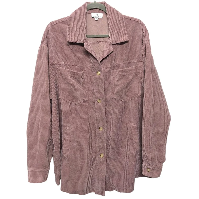 Jacket Shirt By Cmc In Purple, Size:M