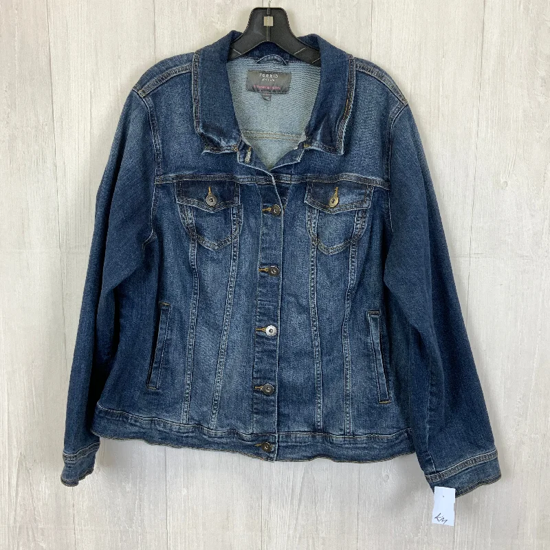 Jacket Denim By Torrid In Blue Denim, Size: 3x