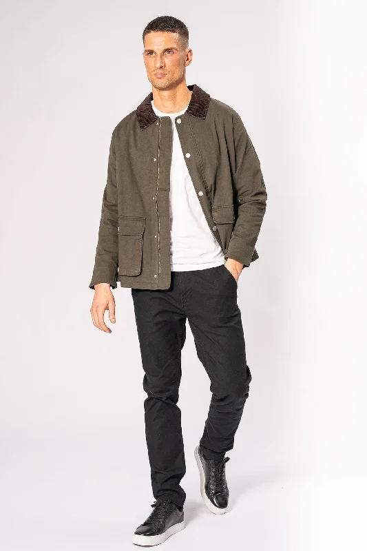 Twill Jacket - Dark Olive