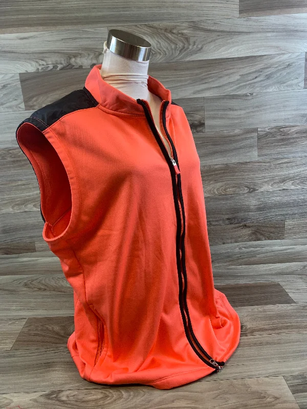 Vest Other By Nike Apparel In Black & Orange, Size: Xl