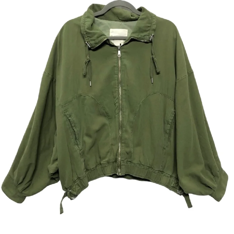 Jacket Utility By Anthropologie In Green, Size:L