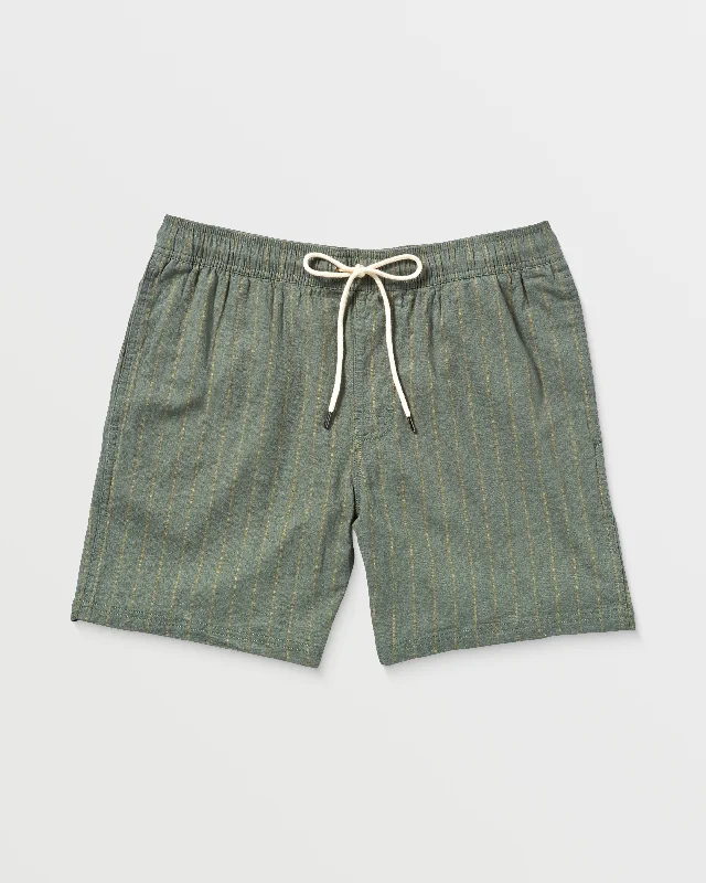 Sands Elastic 17" Shorts - Sage Leaf