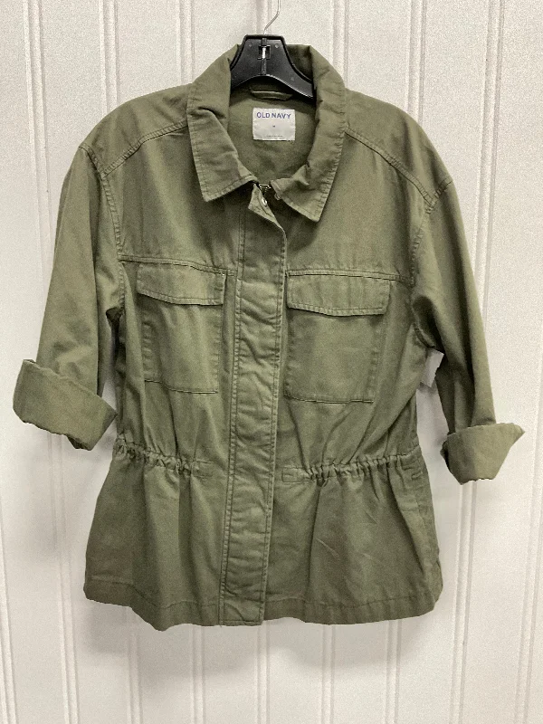 Jacket Utility By Old Navy In Green, Size: M