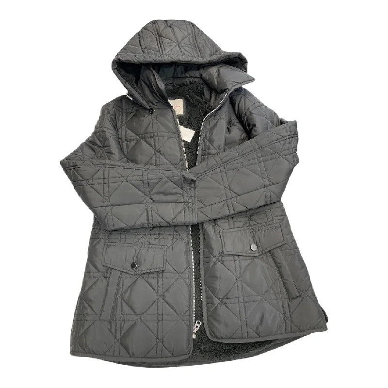 Jacket Puffer & Quilted By Lucky Brand In Black, Size:M