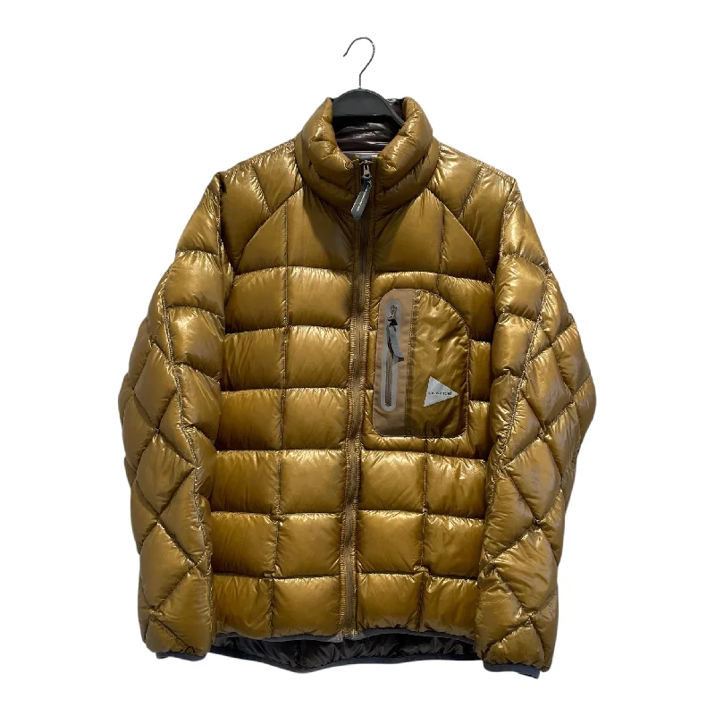 and wander/Puffer Jkt/XL/Nylon/GLD/Diamond Paneled Down