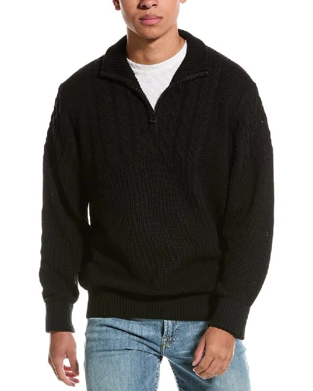 WEATHERPROOF VINTAGE Holiday Cable Pullover