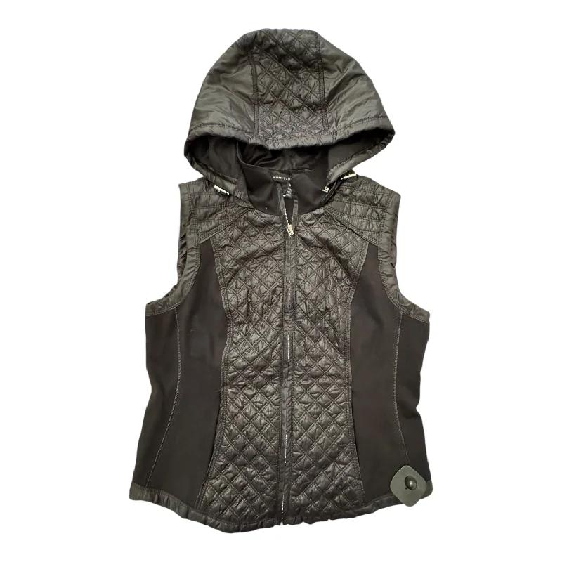 Vest Puffer & Quilted By White House Black Market In Black, Size:M