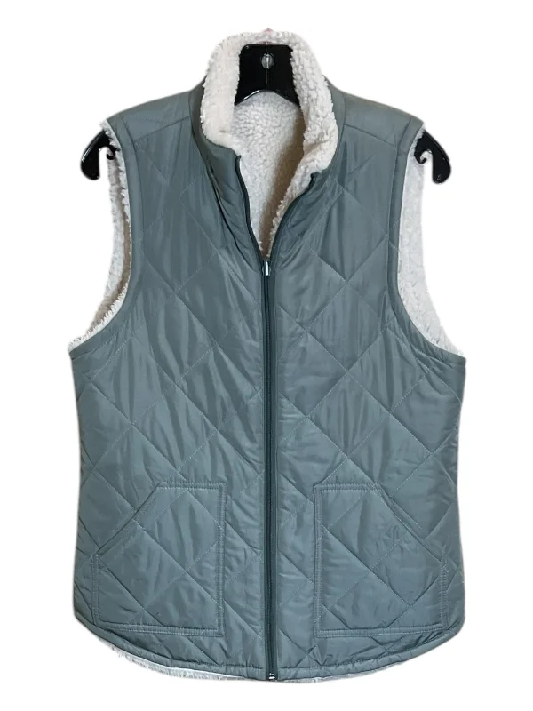 Vest Puffer & Quilted By Maurices In Grey, Size: M