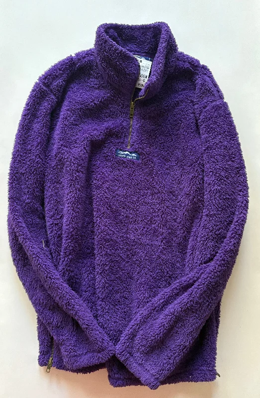 Jacket Faux Fur & Sherpa By Lauren Jeans Co In Purple, Size: M