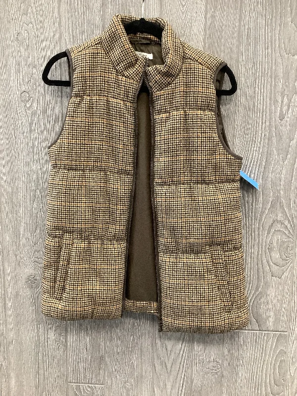 Vest Puffer & Quilted By Maurices In Brown, Size: S