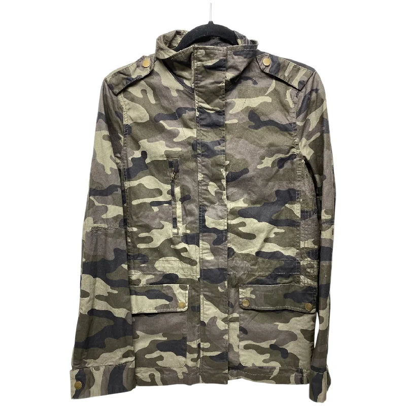 Jacket Utility By Love Tree In Camouflage Print, Size: L