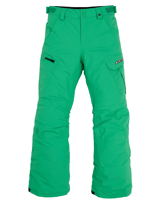 Burton Kids' Exile 2L Cargo Snow Pants - Galaxy Green