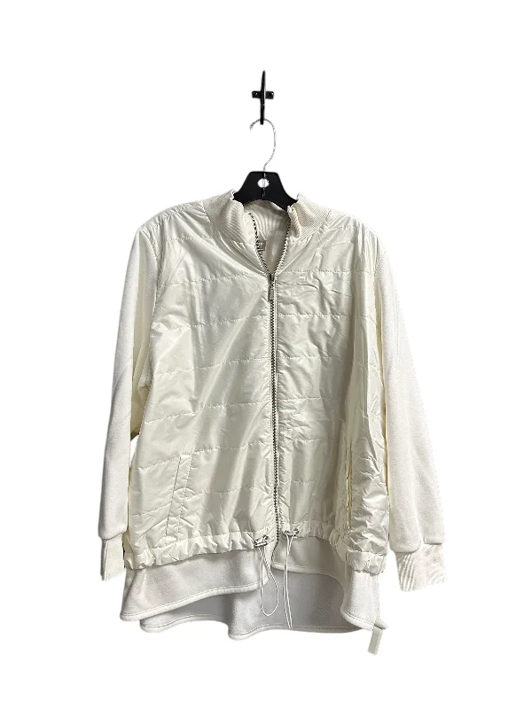 Jacket Other By Zenergy By Chicos In White, Size: Xl