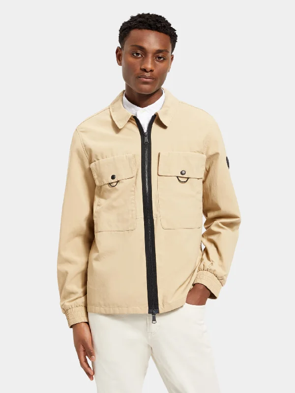 Zipped utility jacket