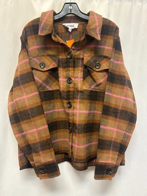 Jacket Shirt By Bb Dakota In Plaid Pattern, Size: Xxl