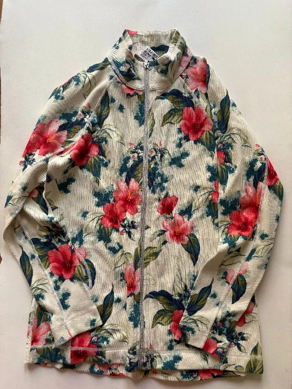 Jacket Other By Tommy Bahama In Floral Print, Size: S