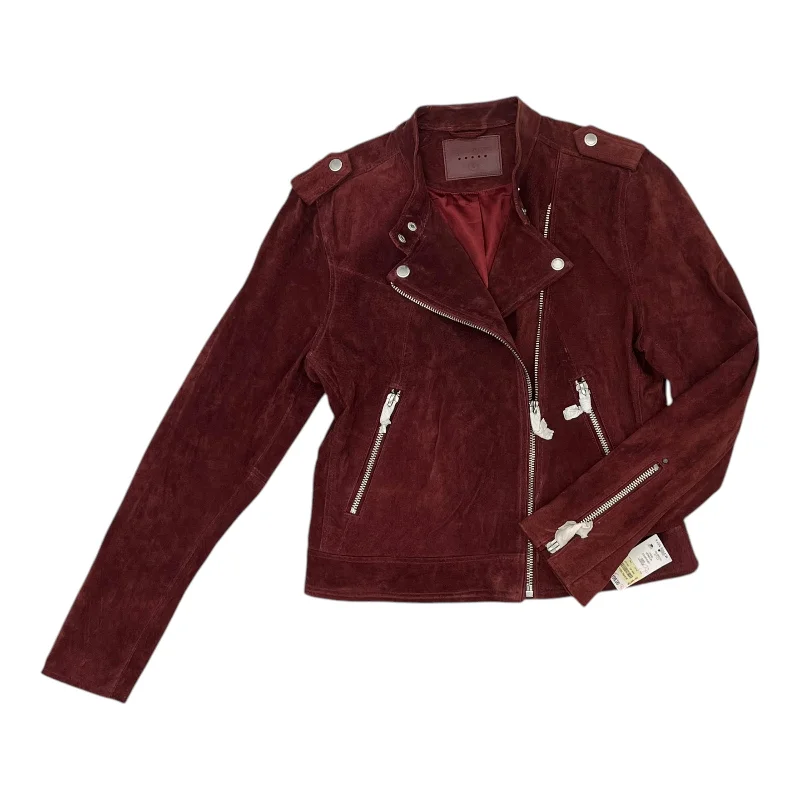 Jacket Moto Leather By Blanknyc In Red, Size:L