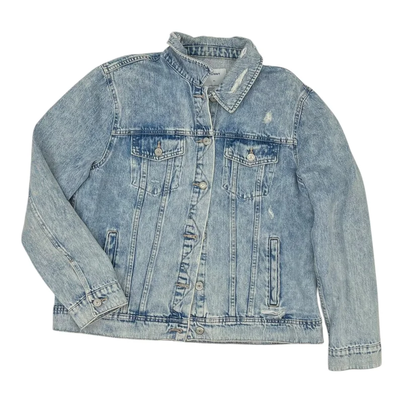 Jacket Denim By Old Navy In Blue Denim, Size:Xl