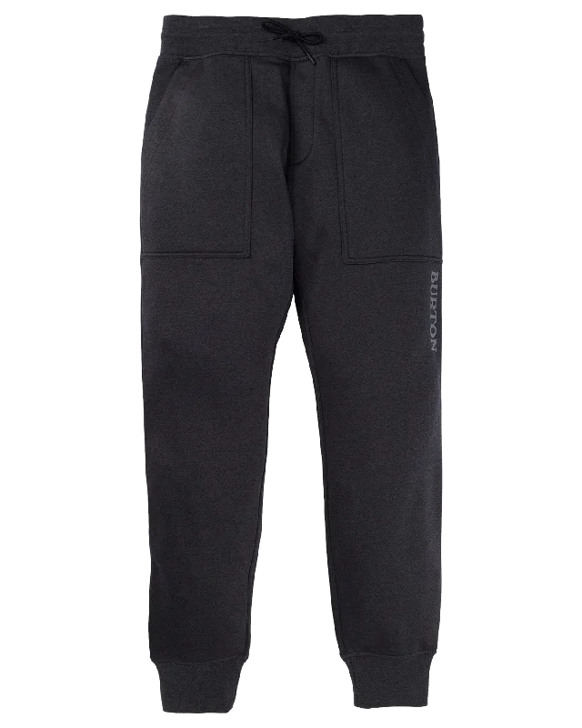 Burton Men's Oak Fleece Pants - True Black Heather