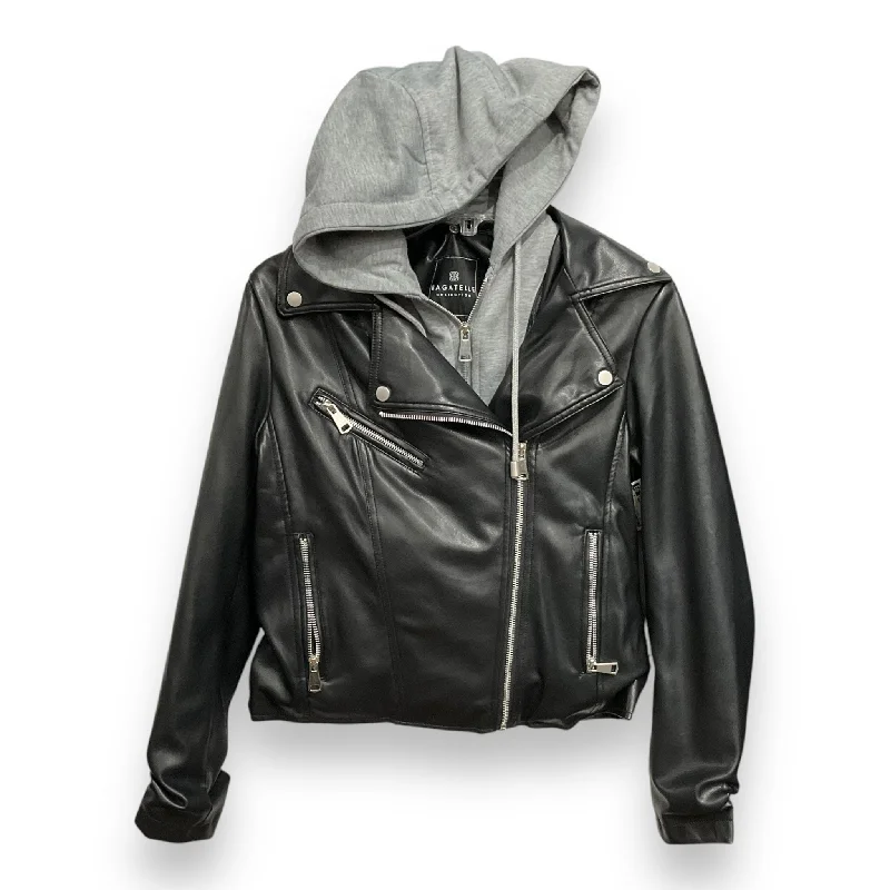 Jacket Moto By Cmc In Black, Size: M