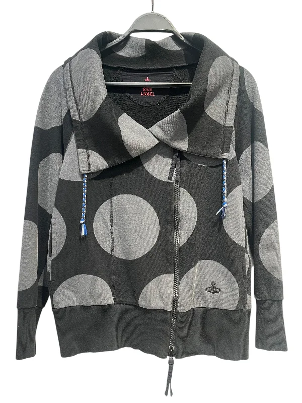 Vivienne Westwood RED LABEL/Jacket/3/Cotton/GRY/Polka Dot/BLK & GRY polka dot sweater