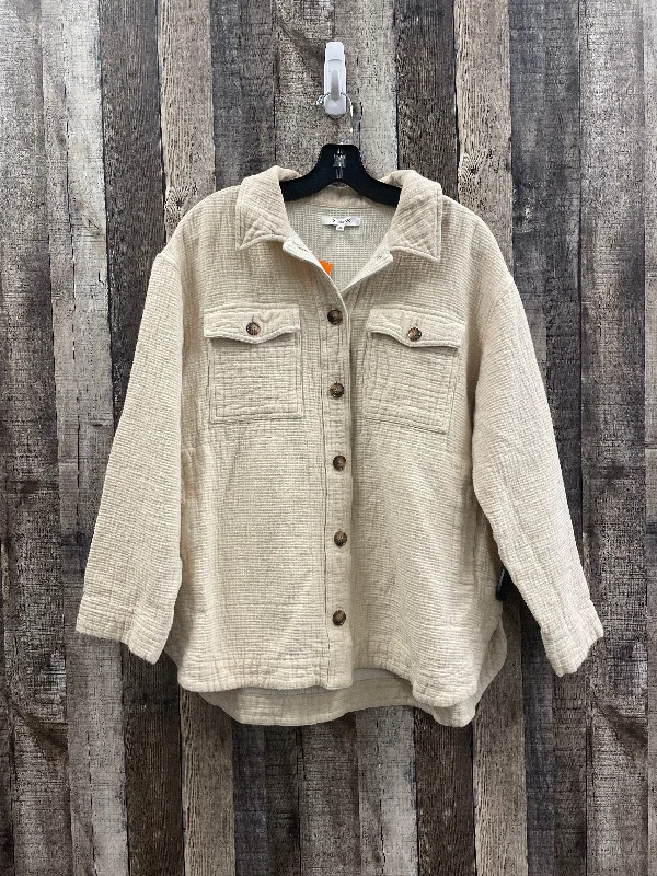 Jacket Other By Madewell In Beige, Size: Xl