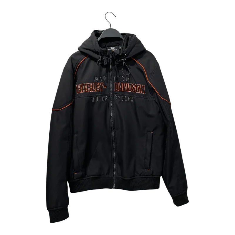 HARLEY DAVIDSON/Windbreaker/M/Nylon/BLK/