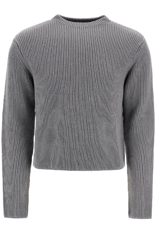 Rier Men's Ribbed Wool Pullover Sweater