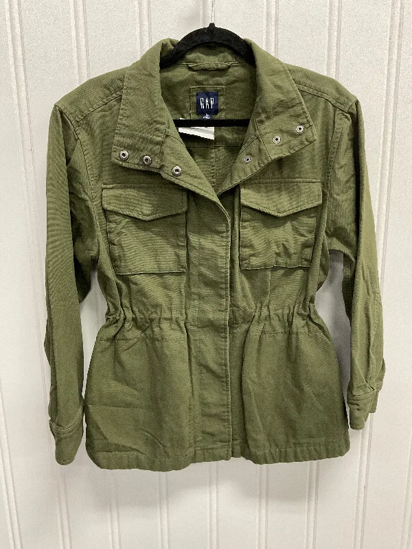 Jacket Utility By Gap In Green, Size: Xs