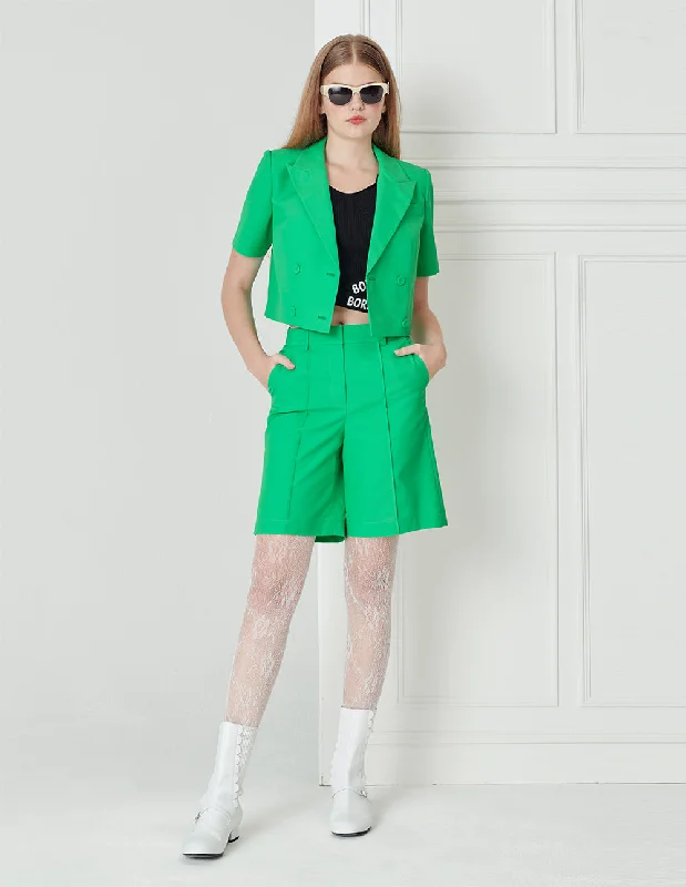 BORA AKSU Niche Design Suit Cropped Shorts