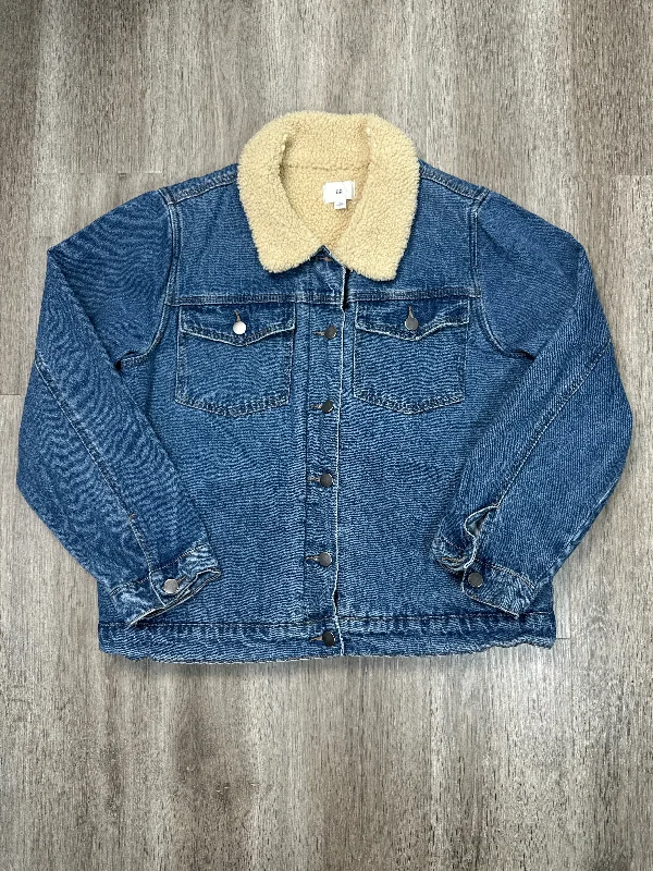 Jacket Denim By Bp In Blue Denim, Size: L