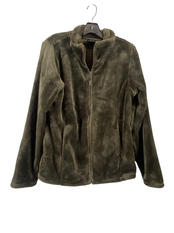 Jacket Faux Fur & Sherpa By 32 Degrees In Green, Size: M