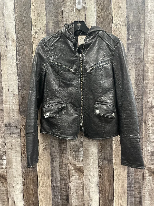 Jacket Leather By We The Free In Black, Size: Xs