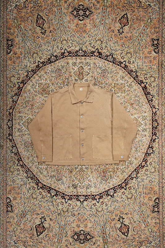 Taiga Takahashi COVERALL JACKET (NATURAL DYED BEIGE)